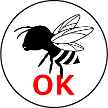 ハチ：OK